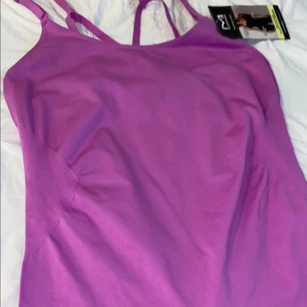 Maidenform Purple Seamless Romper Shaper XL